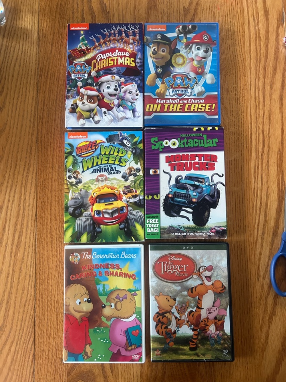 Paw Patrol DVD Bundle with blaze bearstein bears monster truck and trigger